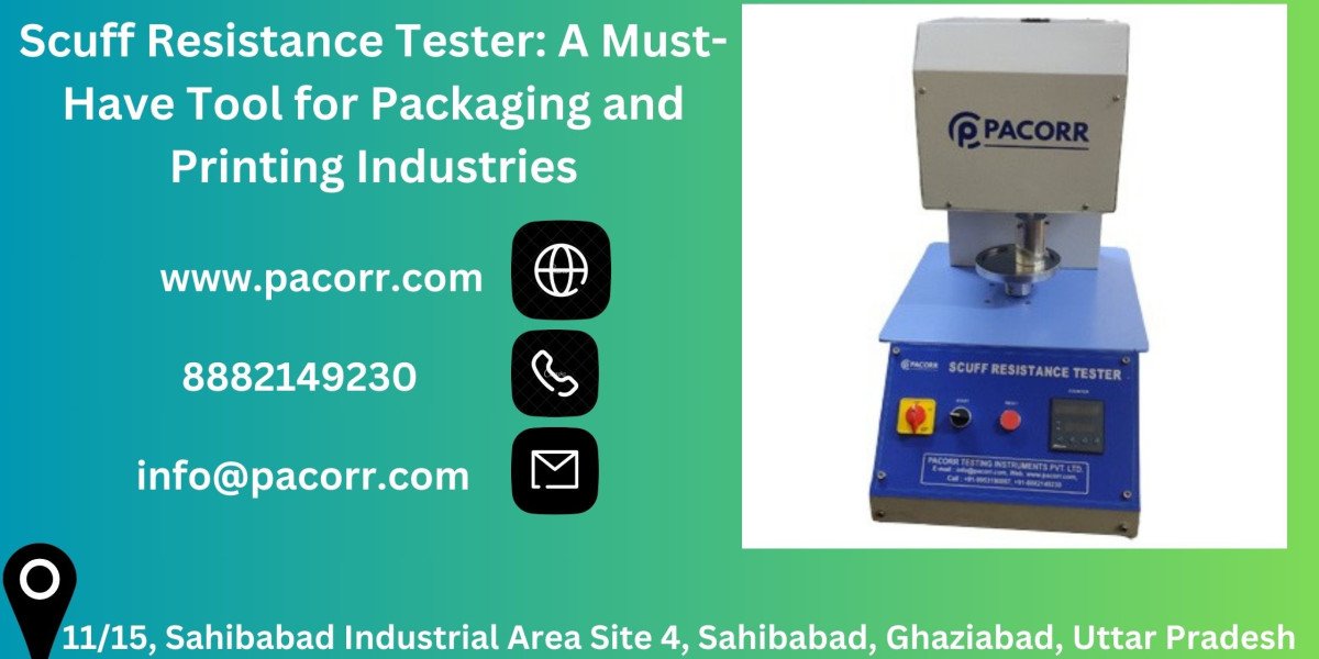 What Makes the Scuff Resistance Tester by pacorr.com the Ideal Solution for Packaging Testing